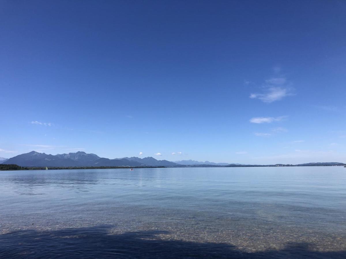 Ferien An Der Traun Lägenhet Traunwalchen Exteriör bild